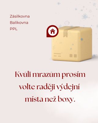 V mrazivém počasí mohou boxy promrznout a svíčky pak cestu k vám nezvládnou tak hezky, jak bych si přála. Nejlepší volbou...